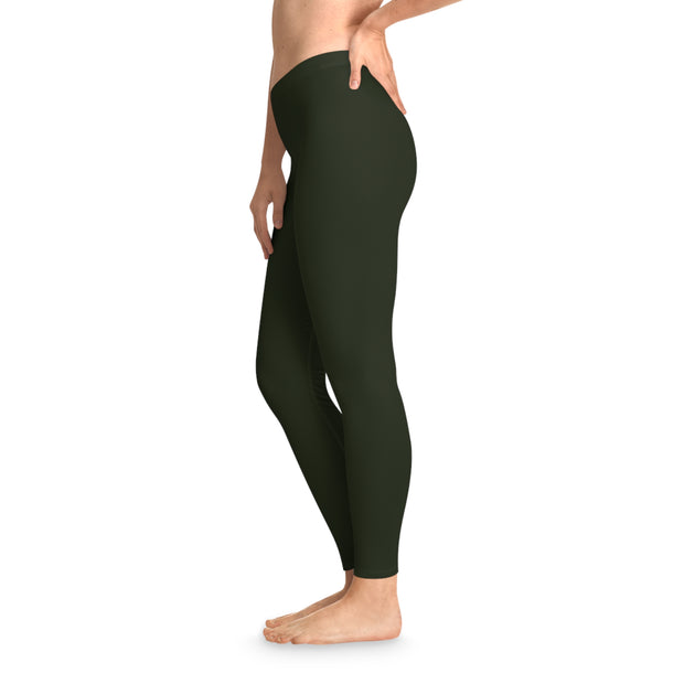 MASH'S Stretchy Leggings Olive Darkened
