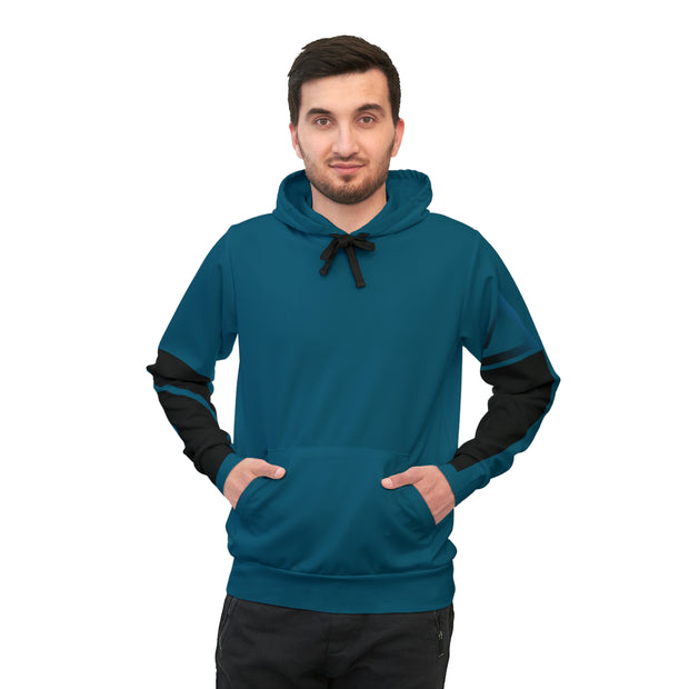 MASH'S Premium Athletic Hoodie (Blue Lagoon)