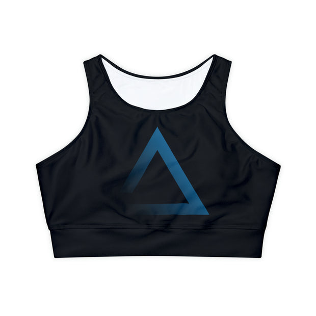 MASH'S Fully Lined Padded Sports Bra Black