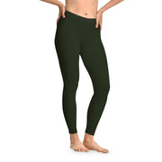 MASH'S Stretchy Leggings Olive Darkened
