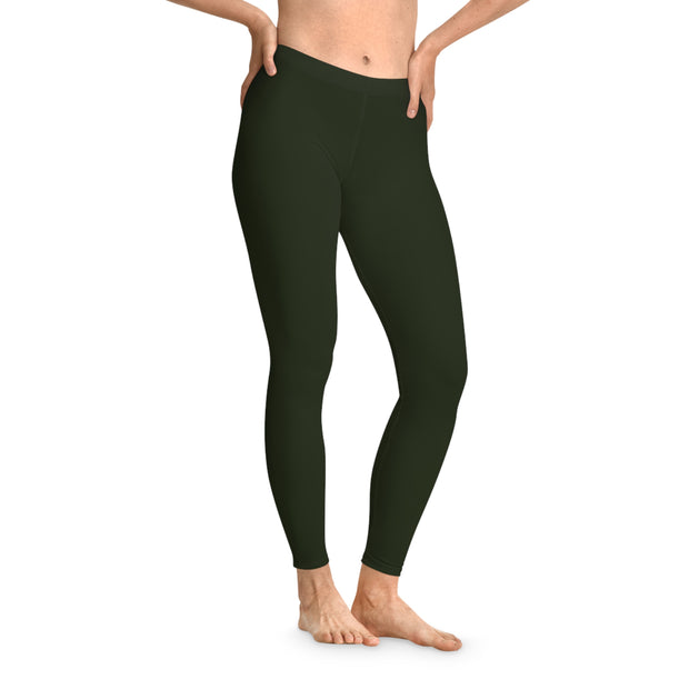 MASH'S Stretchy Leggings Olive Darkened
